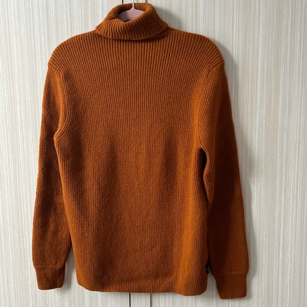 Scotch & Soda Burnt Orange Turtleneck Sweater Lg